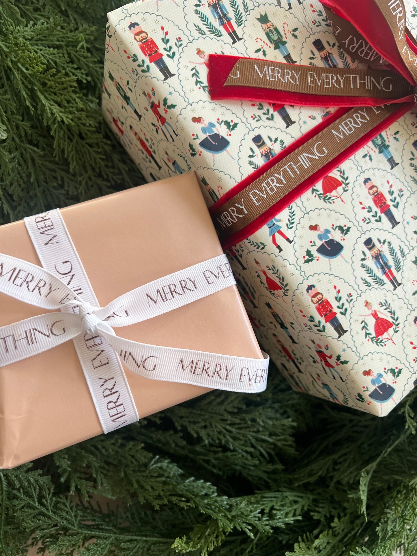 MERRY EVERYTHING SIGNATURE RIBBON