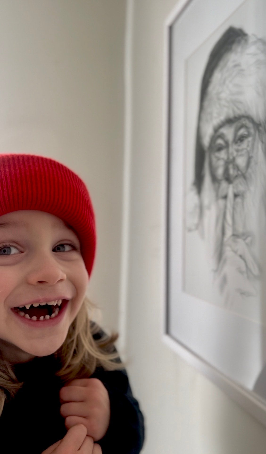 Realistic Santa Print 11x17