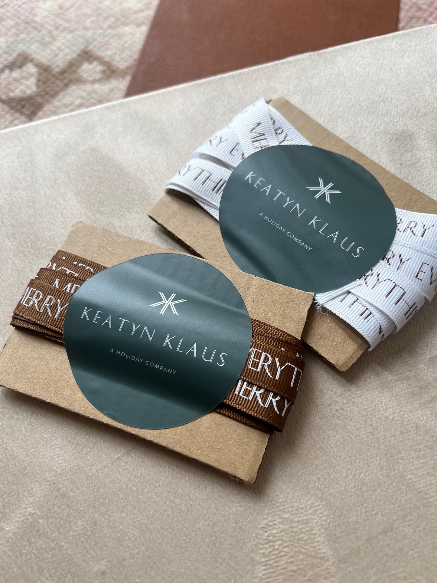 MERRY EVERYTHING SIGNATURE RIBBON