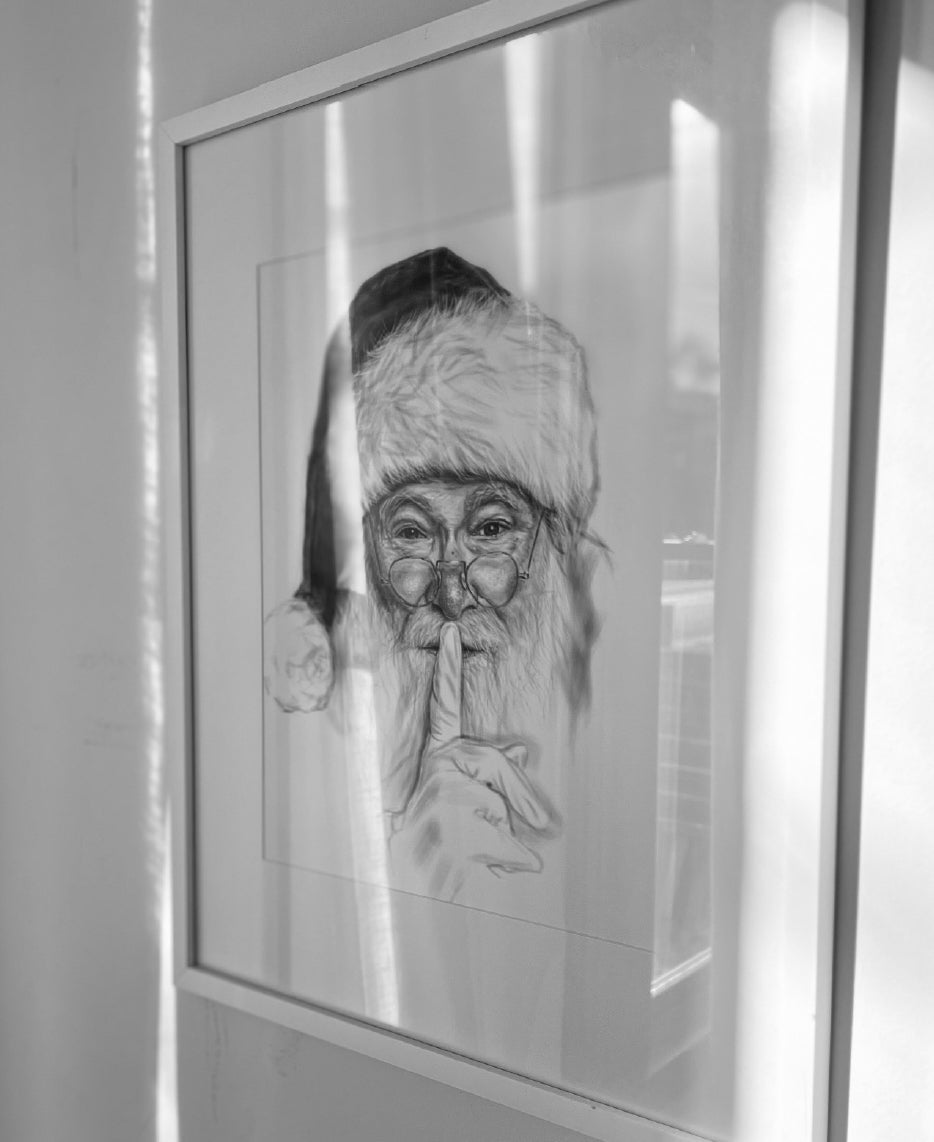 Realistic Santa Print 11x17