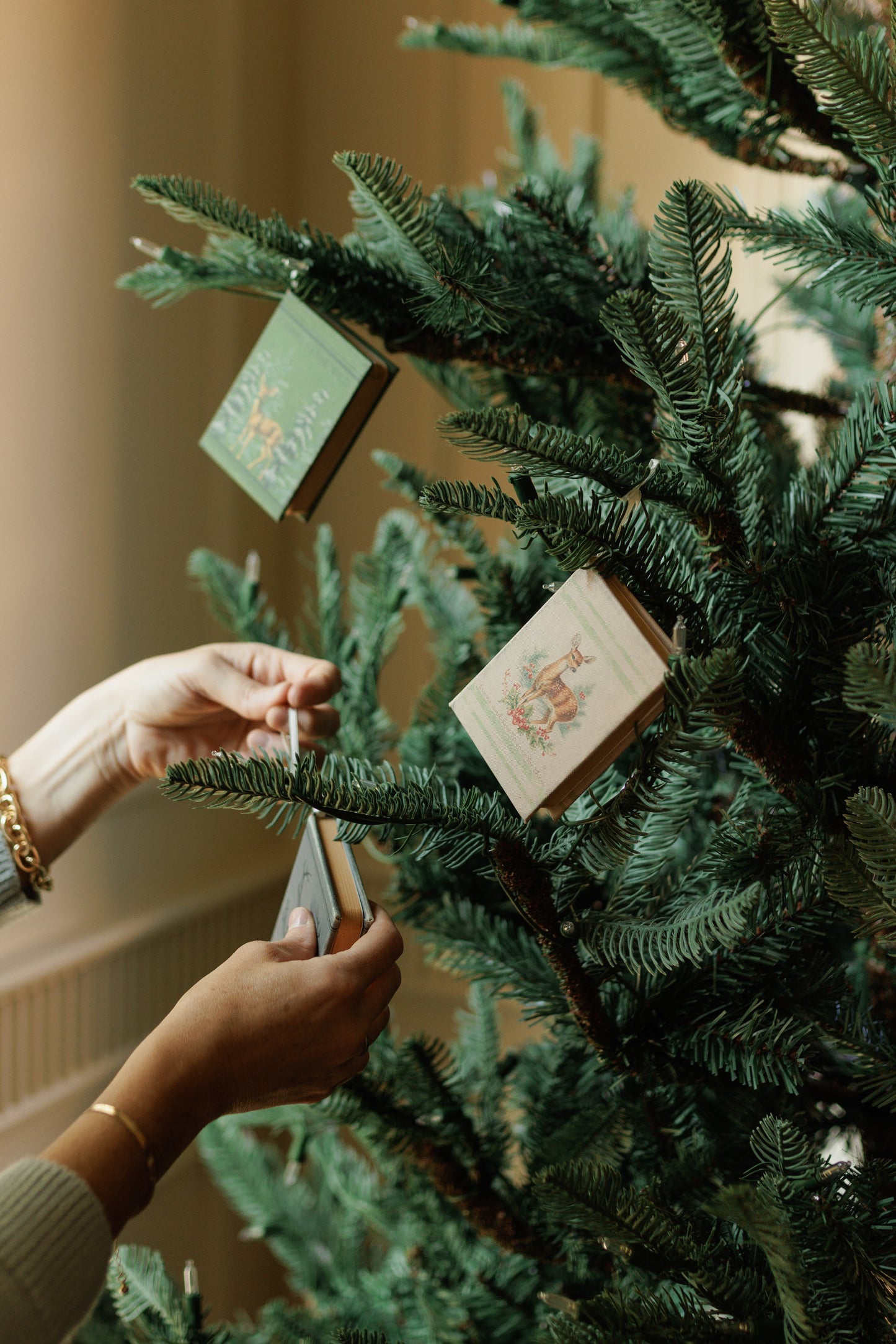 Book Ornaments (Set of 3)