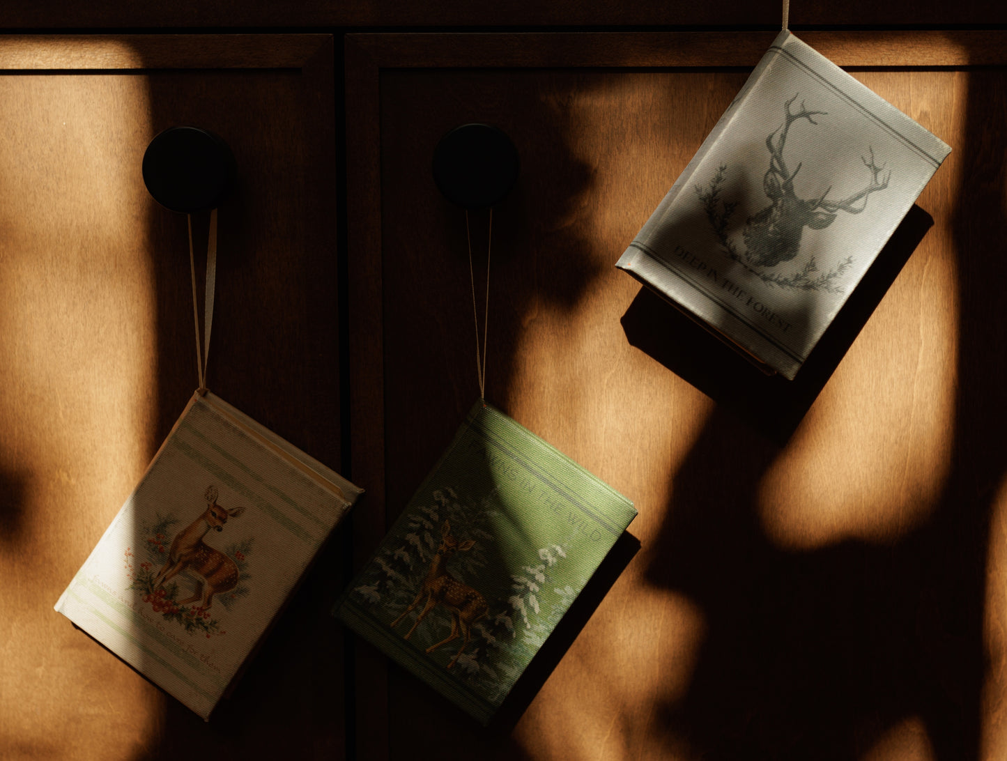 Book Ornaments (Set of 3)