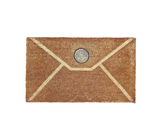 Golden Santa Seal Welcome Mat