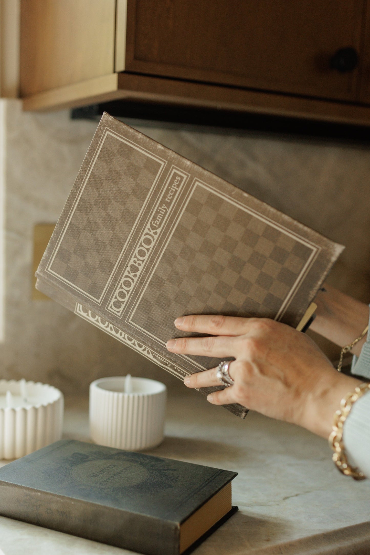 Vintage Brown Recipe Set